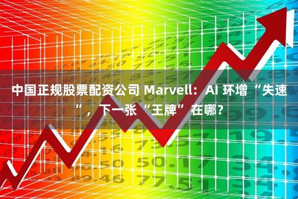 中国正规股票配资公司 Marvell：AI 环增 “失速”，下一张 “王牌” 在哪？