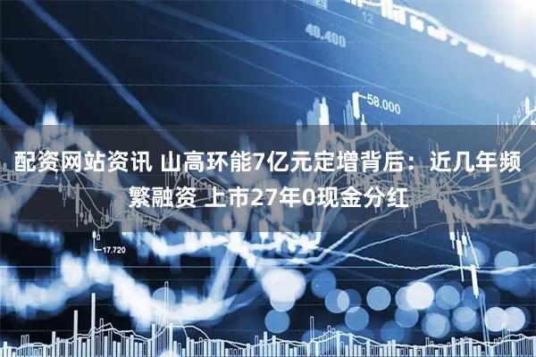 配资网站资讯 山高环能7亿元定增背后：近几年频繁融资 上市27年0现金分红